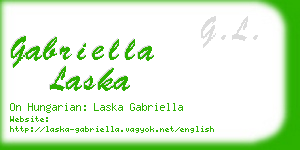 gabriella laska business card